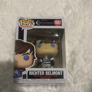 Funko Pop! Castlevania Richter Belmont Blue and White Figure